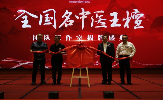2024年6月15日，王檀中醫(yī)團隊工作室在酒店公司舉辦揭牌儀式_副本.jpg